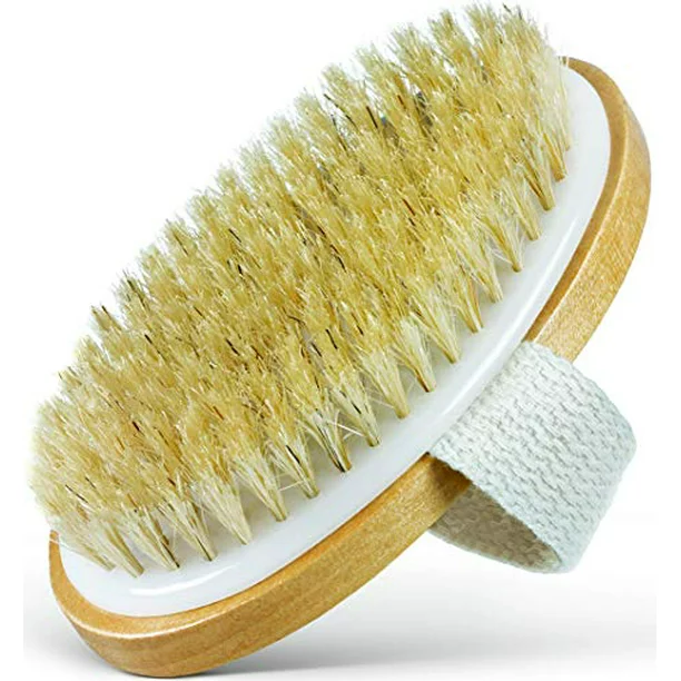 Zen Me Dry Brushing Body Brush Set for Natural Exfoliation, Premium Bo